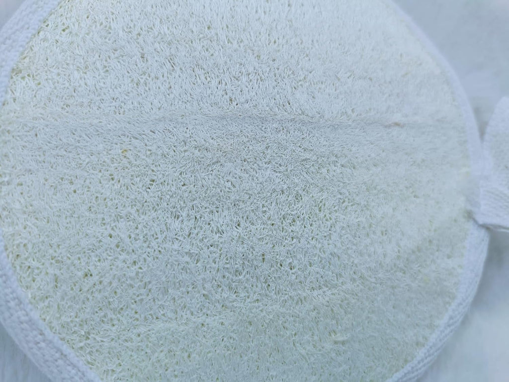 Oval Natural Bathing Loofah Body Sponge – Gentle Body Scrubber for Smooth Skin