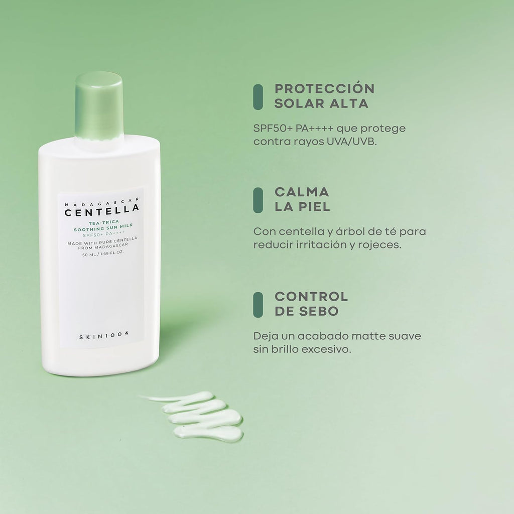 SKIN1004 Madagascar Centella Tea-Trica Soothing Sun Milk 50ml!