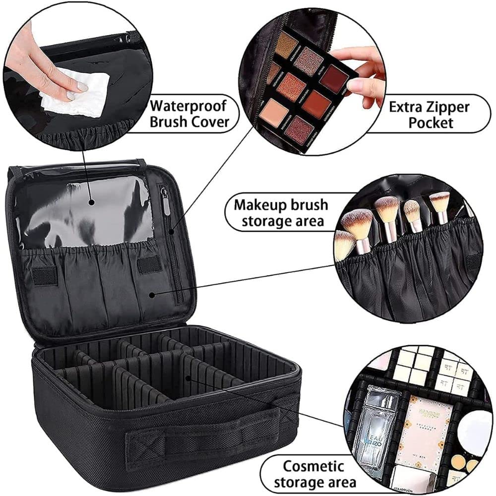 Portable Makeup Cosmetic Organizer Bag