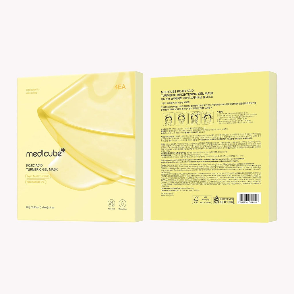 Medicube Kojic Acid Turmeric Brightening Gel Mask - The beauty cart