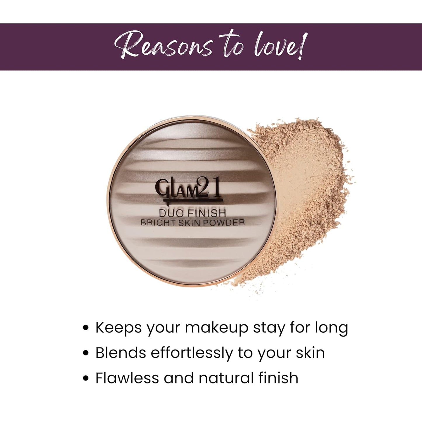 Glam21  DOU FINISH BRIGHT SKIN POWDER