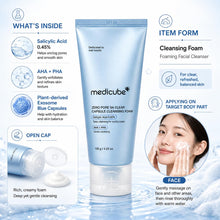 Medicube Zero Pore Clear Capsule Cleansing Foam 120g
