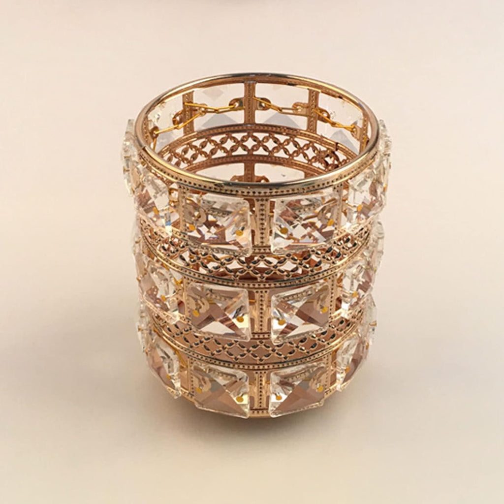 Crystal Pencil Cup Tabletop Organizer Holder