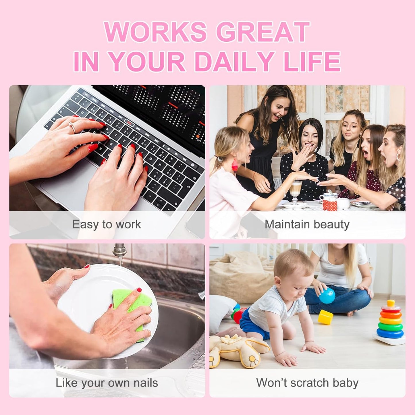 Color Secret Fake Nails – Natural, Delicate &  Comfortable!