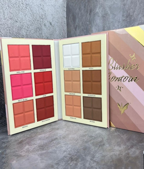 DAROGE Blusher & Contour Palette