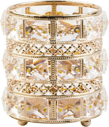 Crystal Pencil Cup Tabletop Organizer Holder