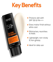 RENEE Glowscreen SPF 50 Sunscreen Cream – 50ml, PA++++
