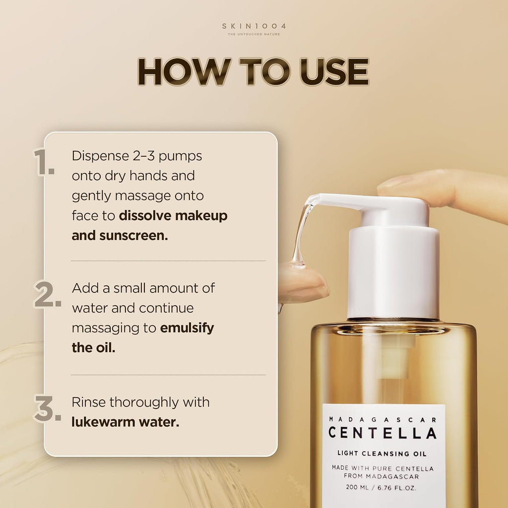 SKIN1004 Madagascar Centella Light Cleansing Oil 200ml!