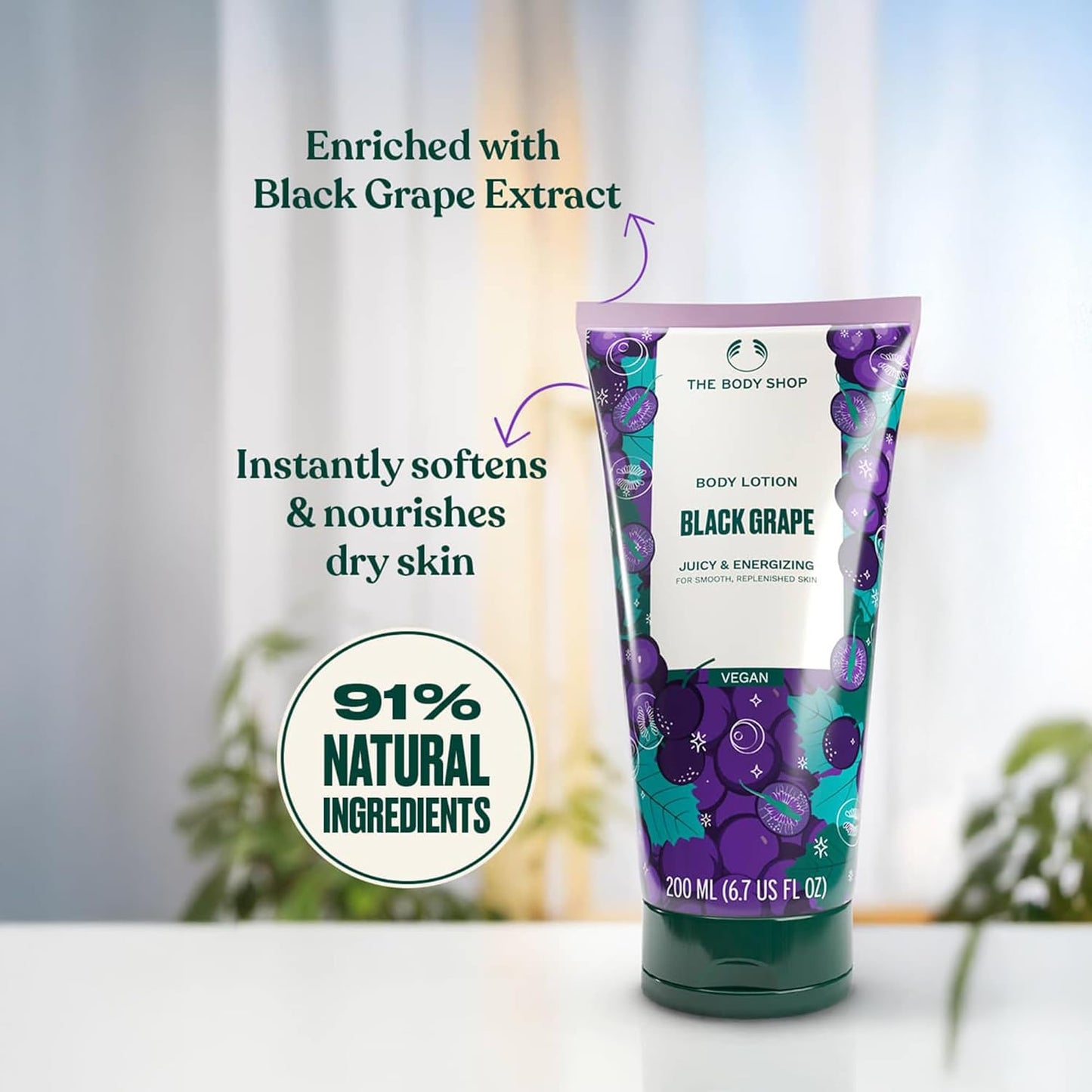 The Body Shop Black Grape Body Lotion – 200ML