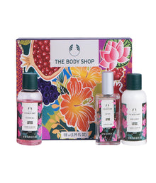 The Body Shop Lotus Shower Gel, Body Lotion & Body Mist Gift Set
