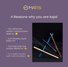 MARS Smooth Glide Pencil Kajal With Sharpener