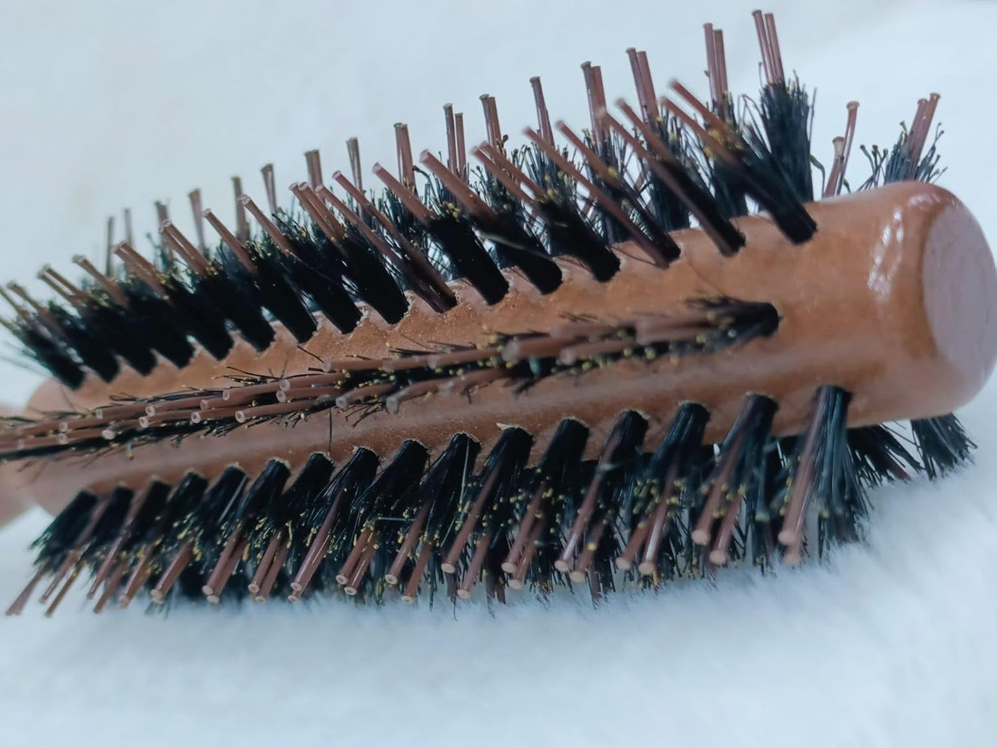 Round Hair Brush Wooden Handle Styling Brush