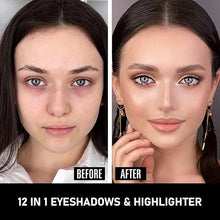 HALF N' HALF MK-15  12IN1 EYESHADOW & HIGHLIGHTER