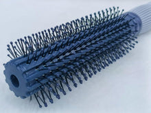 Shine Finish Round Hair Brush with Ball Tip Nylon Bristles