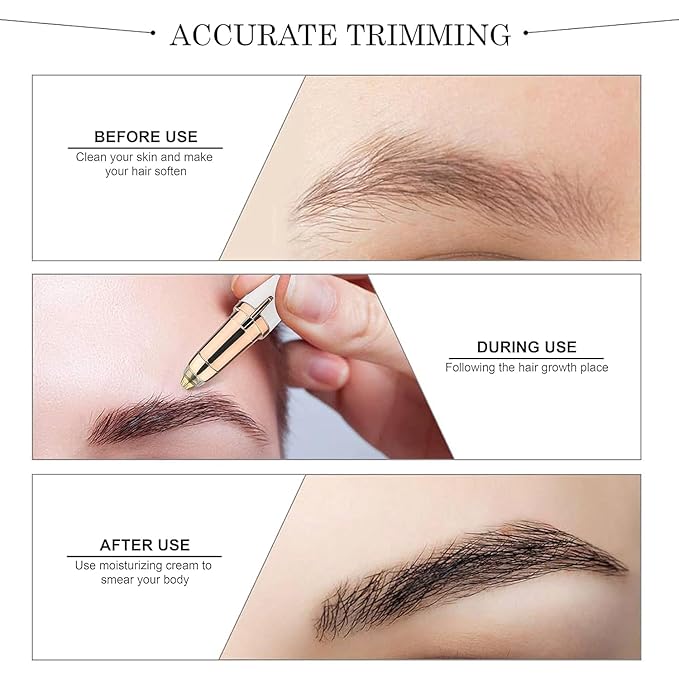 Flawless Eyebrow Hair Remover – Instant & Pain-Free