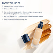 JustGold Skin Fit Impermeable Foundation – Waterproof &amp; Ultra-Longwearing Velvet Matte Finish