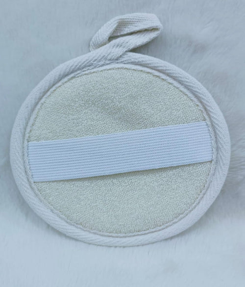 Oval Natural Bathing Loofah Body Sponge – Gentle Body Scrubber for Smooth Skin