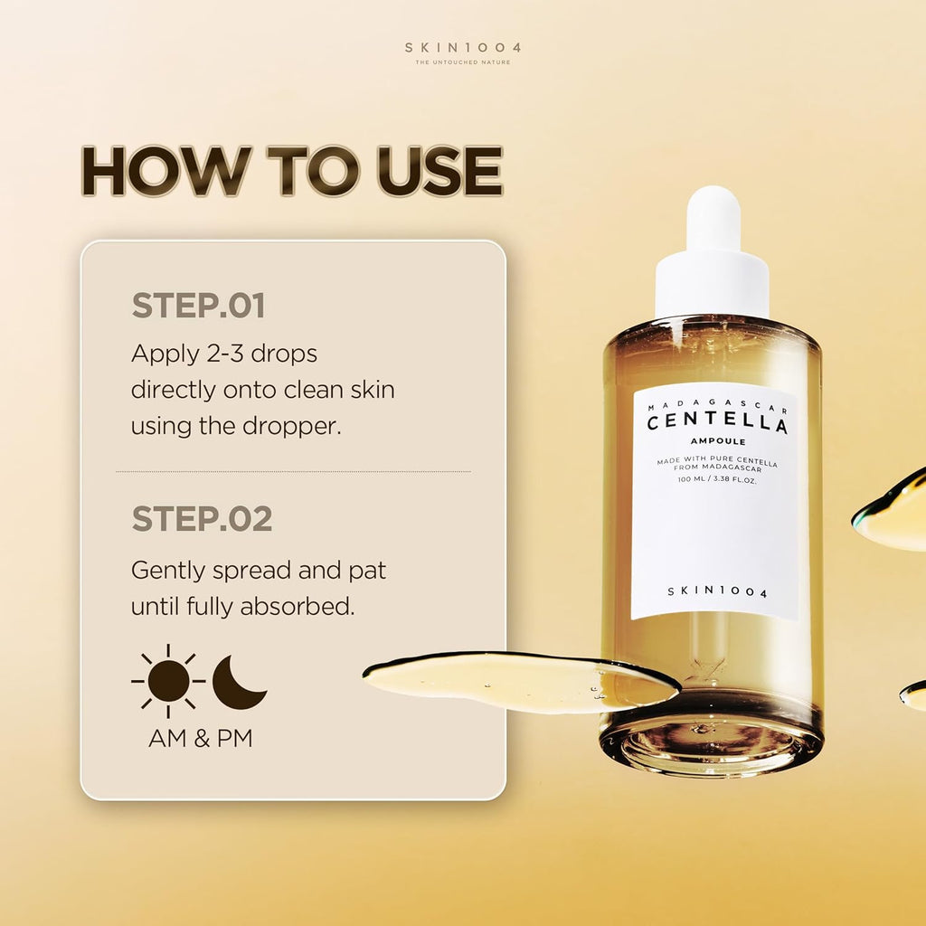 SKIN1004 Madagascar Centella Ampoule Facial Serum 100ml!