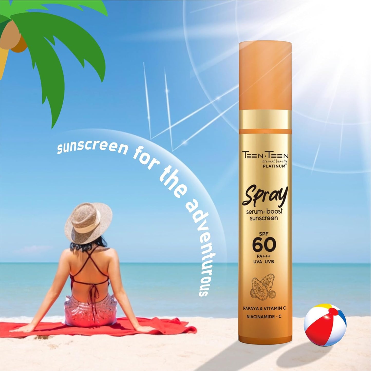 TEEN TEEN Spray Serum Boost Sunscreen SPF 60 PA++