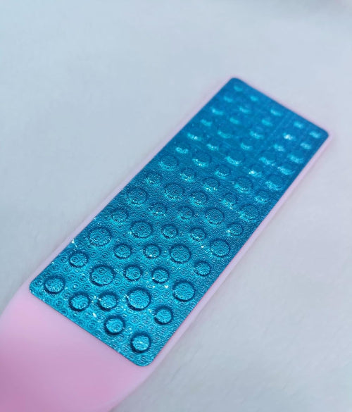 2 Side Steel Foot Scrubber with Plastic Handle – Professional Foot Care Tool