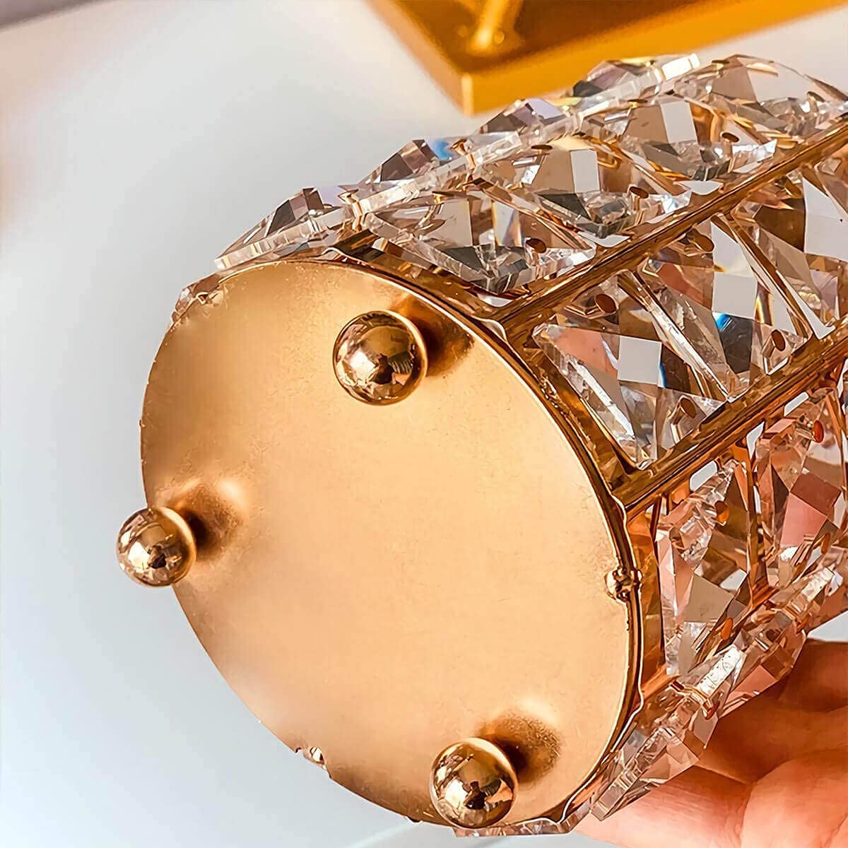 handcrafted Crystal Makeup Brush Holder Organizer brings luxury, sparkle, and organization