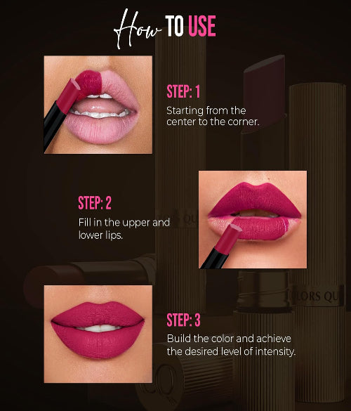 Colors Queen Hold Up Full Day Non-Transfer Matte Lipstick