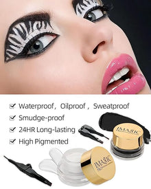 IMAGIC GEL EYELINER WATERPROOF WHITE AND BLACK