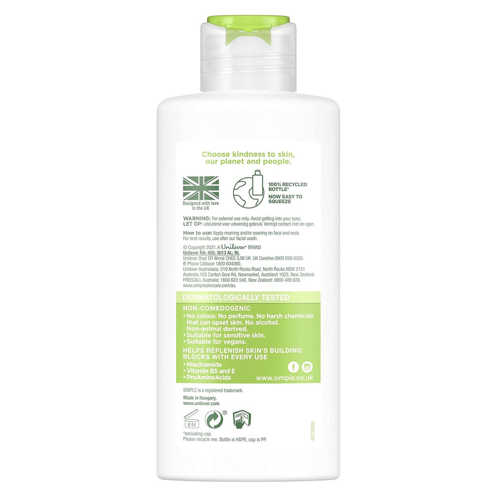 Simple Kind To Skin Hydrating Light Moisturiser Cream 125ml - The beauty cart