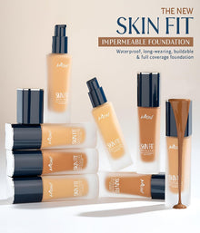 JustGold Skin Fit Impermeable Foundation – Waterproof &amp; Ultra-Longwearing Velvet Matte Finish