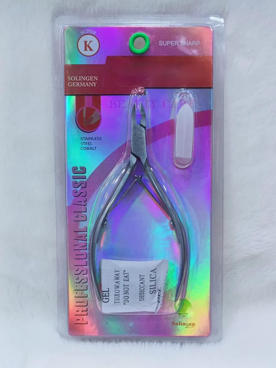 Nail Cuticle Cutter & Dead Skin Remover Fork with Nail Cleaner