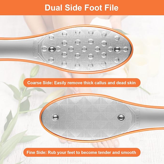 ZINGER Foot File Double Sided Callus Remover For Dead Skin