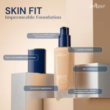 JustGold Skin Fit Impermeable Foundation – Waterproof &amp; Ultra-Longwearing Velvet Matte Finish