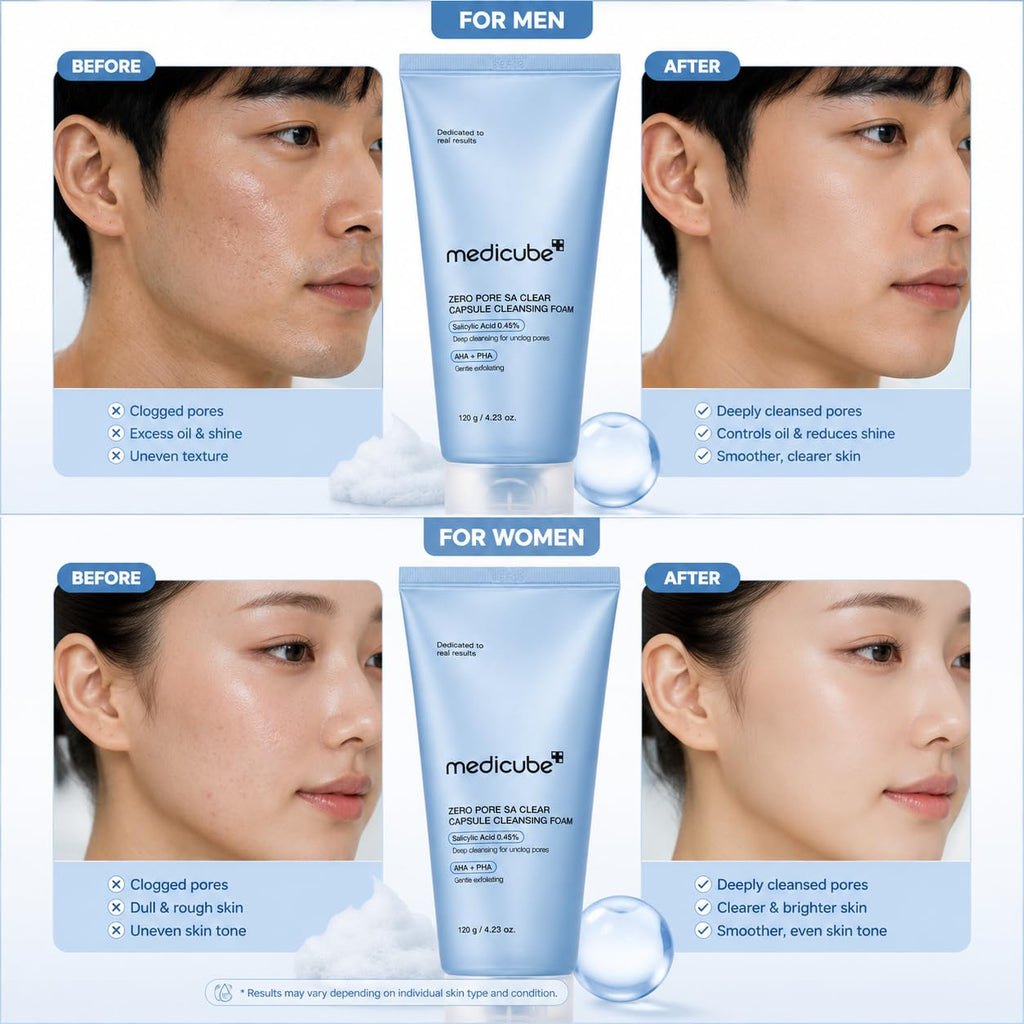 Medicube Zero Pore Clear Capsule Cleansing Foam 120g