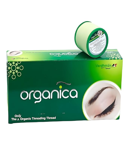 Organica Eyebrow Hair Remover Cotton Threading Organic Threads (8 Spool X 300 m)