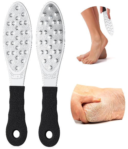 Foot Scraper Metal Foot File – Double-Sided Callus Remover & Foot Rasp –  Pedicure Tool – 1 PCS