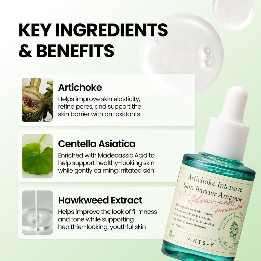 AXIS-Y Artichoke Intensive Skin Barrier Ampoule 30ml - The beauty cart