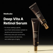 Medicube Deep Vita A Retinol Serum HPR + 5-Retinoid Complex 1%and Collagen Complex 3% 30 ml