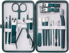 Stainless Steel Manicure & Pedicure Set  Complete Grooming Kit for Men &  Women