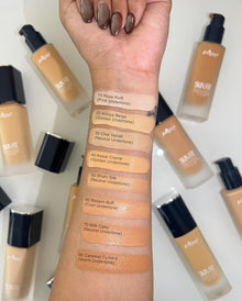 JustGold Skin Fit Impermeable Foundation – Waterproof &amp; Ultra-Longwearing Velvet Matte Finish