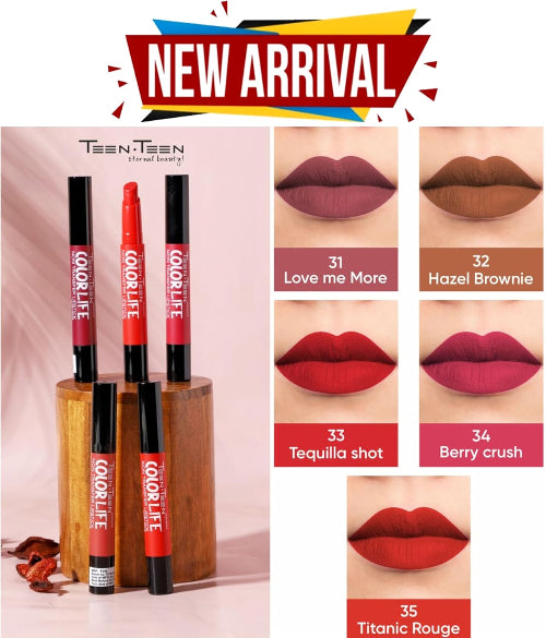 TEEN.TEEN Color Life Non-Transfer Lipstick