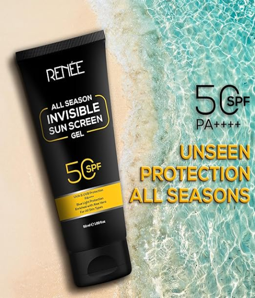 RENEE All‑Season Invisible Sunscreen Gel – SPF 50 PA++++ | 50 ml