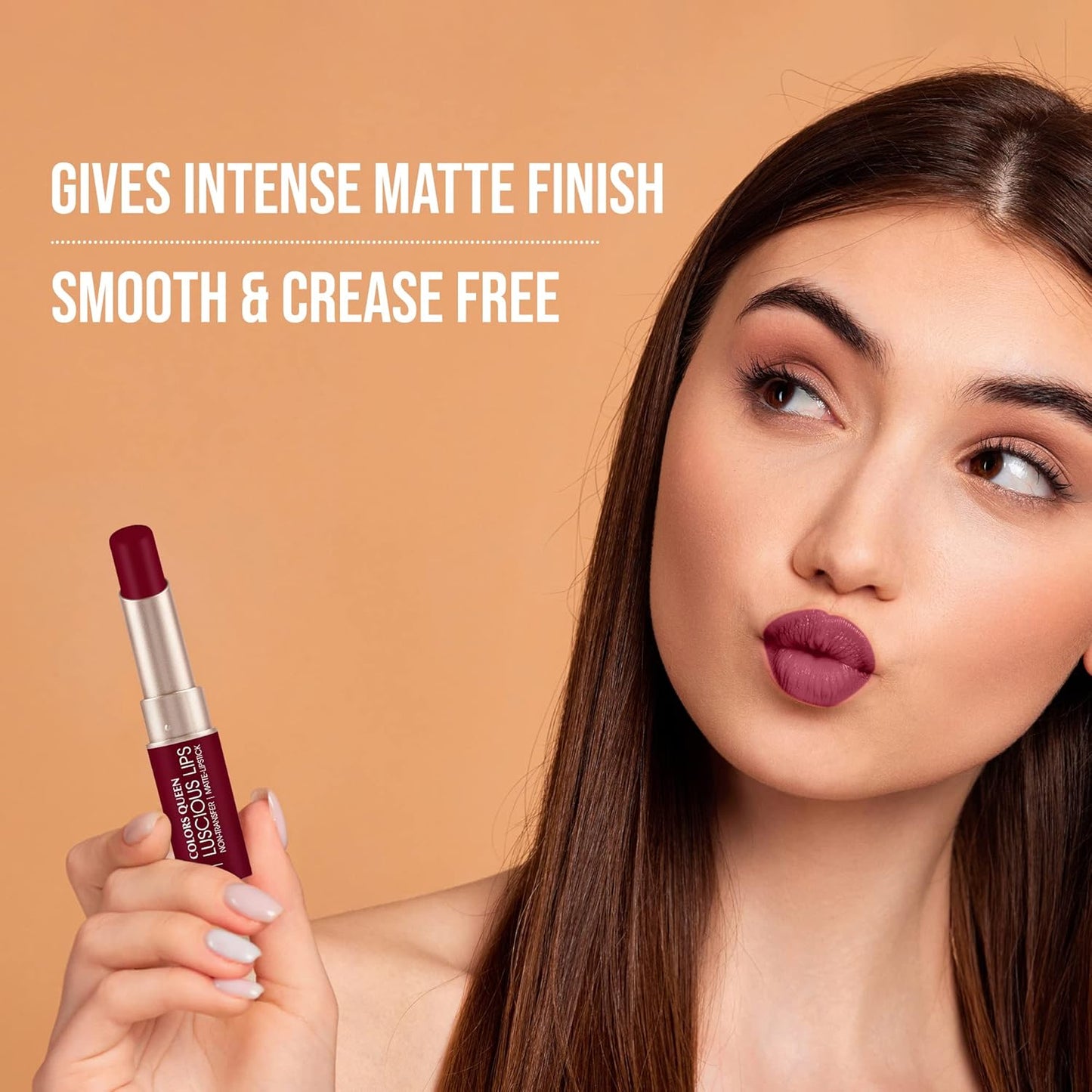 Colors Queen Luscious Lips - Non Transfer Creamy Matte Lipstick