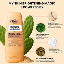 Ghar Soaps Magic Brightening Peeling Gel, 100ml - The beauty cart