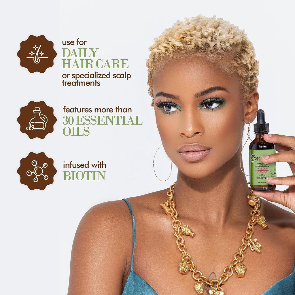 Mielle Organics Rosemary Oil for Hair Growth mint scalp strengthen hair