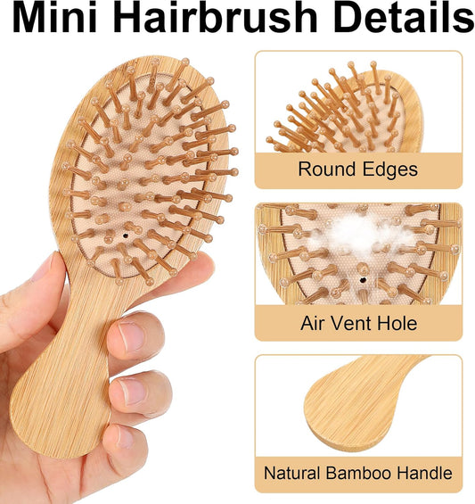 Mini Bamboo Hair Brush
