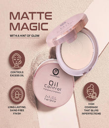 Colors Queen 2-in-1 Oil Control Compact Powder with SPF-15