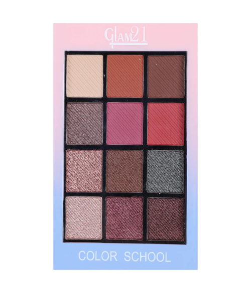 GLAM21 COLOR SCHOOL EYESHADOW PALETTE