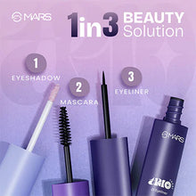 MARS TRIO Treat 3-IN-1 Eye Makeup Kit with Eyeliner, Mascara & Eyeshadow