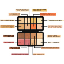 16 Color Camouflage Face Palette – CHP002