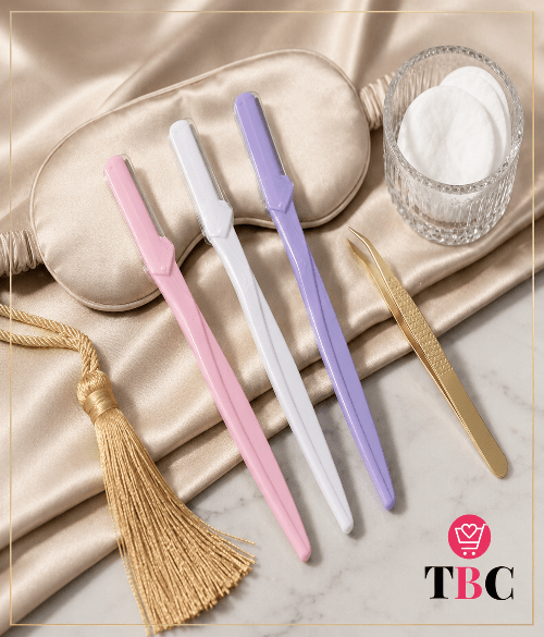 Eyebrow Razor & Facial Hair Remover – Set of 3 - The beauty cart